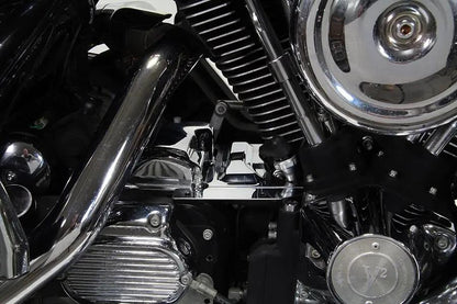 V-Twin Chrome Top Oil Pump Cover for Harley Davidson FLT and FLHR Models by V-Twin
