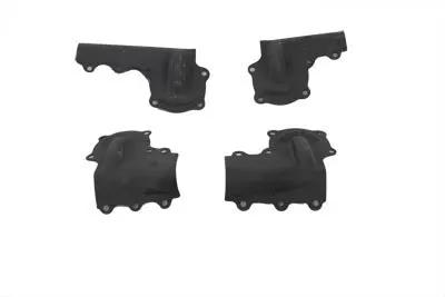 V-Twin Knucklehead Rocker Arm Cover Set Parkerized for Harley Davidson 1938-1947 by V-Twin