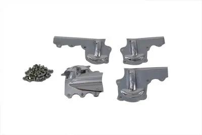 V-Twin Replica Rocker Arm Cover Set Chrome for Harley Davidson EL and FL Models by V-Twin