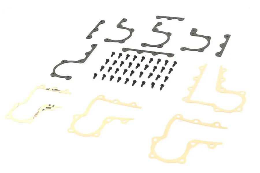 V-Twin Replica Rocker Arm Cover Strap Gasket Kit for Harley Davidson Knuckleheads by V-Twin