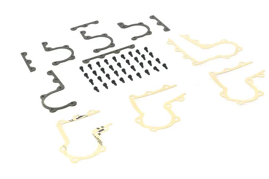 V-Twin Replica Rocker Arm Cover Strap Gasket Kit for Harley Davidson Knuckleheads by V-Twin