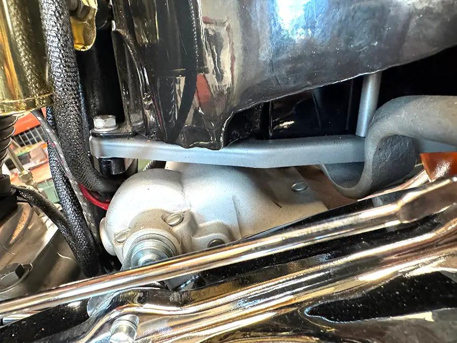 V-Twin 75980C Chrome Replica Oil Tank Mount Plate for Harley Davidson Models by V-Twin