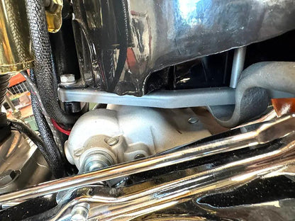 V-Twin 75980C Chrome Replica Oil Tank Mount Plate for Harley Davidson Models by V-Twin