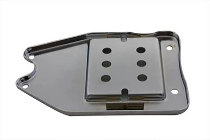 V-Twin 75980C Chrome Replica Oil Tank Mount Plate for Harley Davidson Models by V-Twin