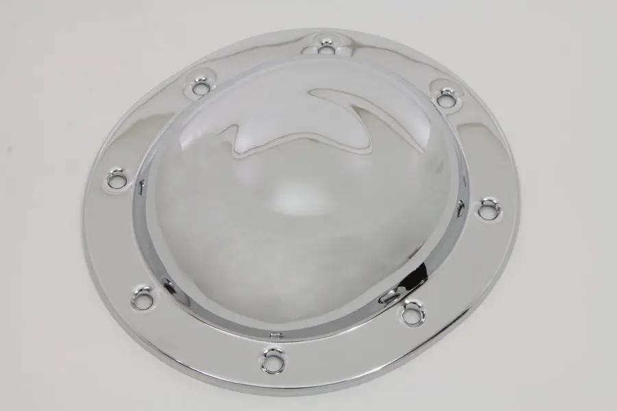 V-Twin Steel Dimple Derby Cover Chrome Part 75997 for Harley Davidson EL & UL Models by V-Twin