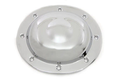 V-Twin Steel Dimple Derby Cover Chrome Part 75997 for Harley Davidson EL & UL Models by V-Twin