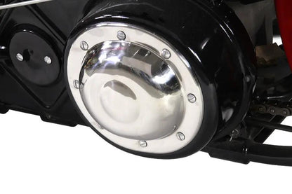 V-Twin Replica Dimple Stainless Steel Derby Cover for Harley Davidson EL and UL 1936-1941 by V-Twin