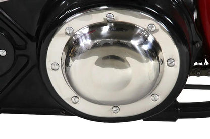 V-Twin Replica Dimple Stainless Steel Derby Cover for Harley Davidson EL and UL 1936-1941 by V-Twin