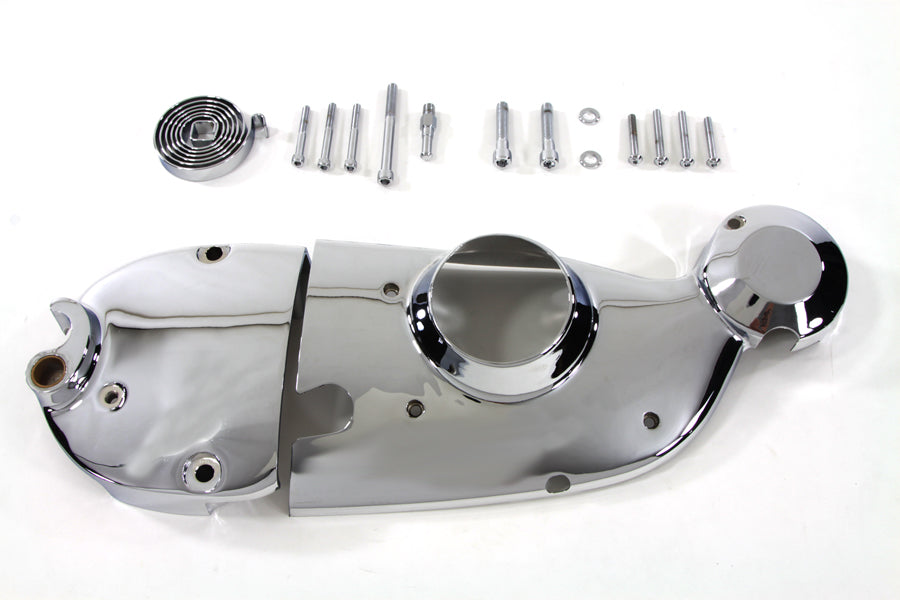 V-Twin Chrome Cam and Sprocket Cover Kit for Harley Davidson XL Models 1971-1976 by V-Twin