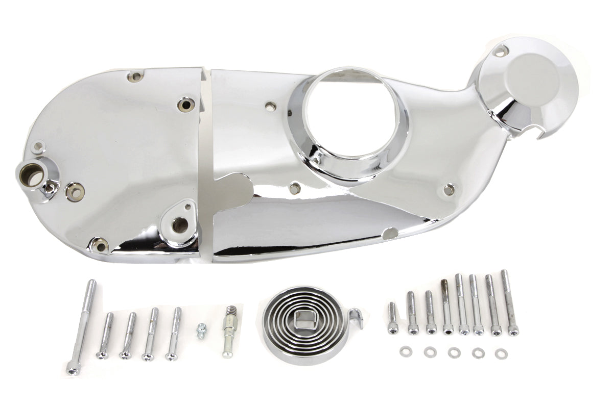 V-Twin Chrome Cam and Sprocket Cover Kit for 1977-1978 Harley Davidson XL Models by V-Twin