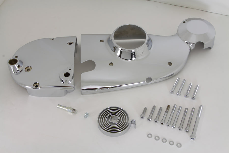 V-Twin Chrome Cam and Sprocket Cover Kit for 1977-1978 Harley Davidson XL Models by V-Twin