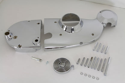 V-Twin Chrome Cam and Sprocket Cover Kit for 1977-1978 Harley Davidson XL Models by V-Twin