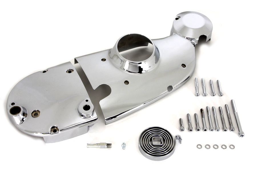 V-Twin Chrome Cam and Sprocket Cover Kit for 1977-1978 Harley Davidson XL Models by V-Twin