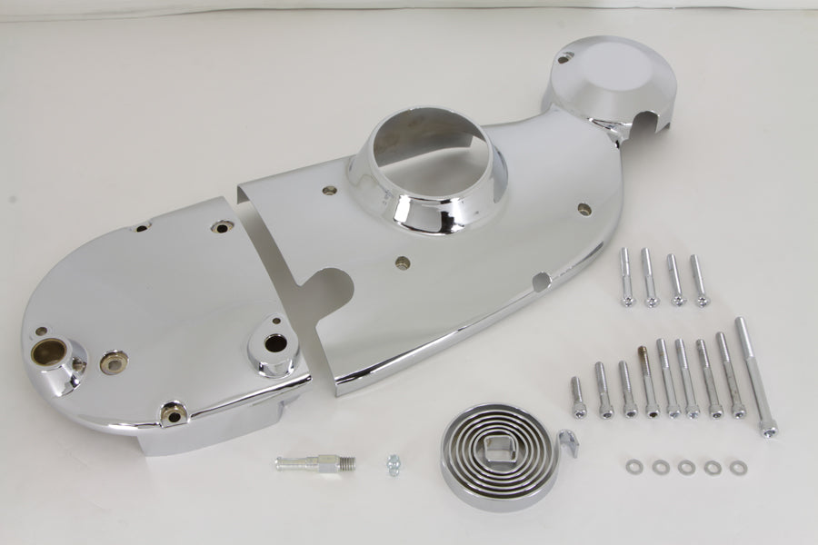V-Twin Chrome Cam and Sprocket Cover Kit for 1977-1978 Harley Davidson XL Models by V-Twin