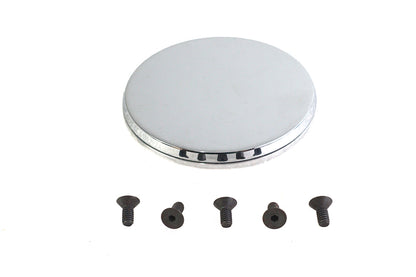 V-Twin Smooth Chrome Ignition System Cover with Hidden Screws for Harley Davidson FXST