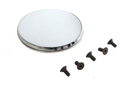 V-Twin Smooth Chrome Ignition System Cover with Hidden Screws for Harley Davidson FXST