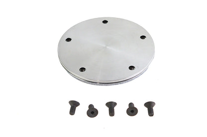 V-Twin Smooth Chrome Ignition System Cover with Hidden Screws for Harley Davidson FXST