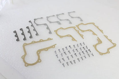 V-Twin Cover Strip and Gasket Kit Chrome for Harley Davidson EL and FL Models (1937-1946) by V-Twin