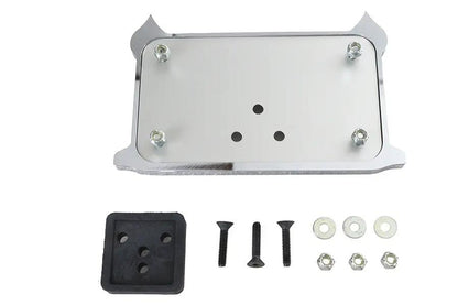 V-Twin 76295 Chrome Billet Spade Style License Plate Frame for 4-3/4 x 8 Inch Plates by V-Twin