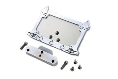V-Twin 76295A Chrome Billet Spade Style LED Tail Lamp and License Plate Holder for Harley Davidson FLT by V-Twin