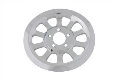 V-Twin Outer Pulley Cover for 66 Tooth Harley Davidson FXST - Chrome Finish Part 77011 by V-Twin