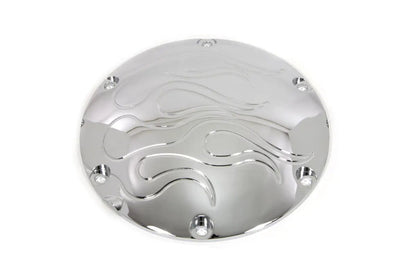 Sputhe Flame Derby Cover Chrome for Harley Davidson XL Models (2004-2013) by Sputhe