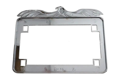 V-Twin Chrome Flying Eagle License Plate Frame for 4.5 x 7 Inch Plates by V-Twin