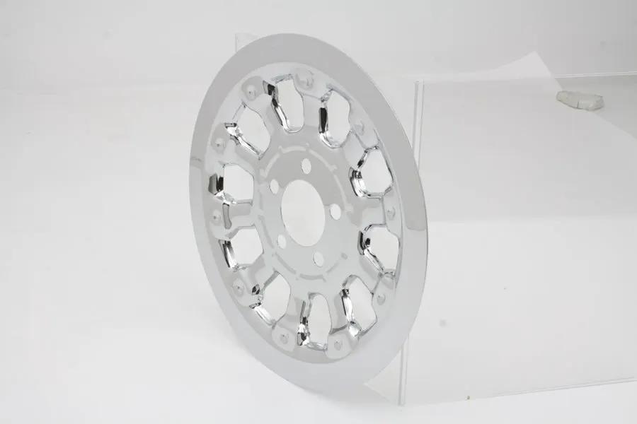 V-Twin Magnum Pulley Cover for 70 Tooth Harley Davidson FXD - Chrome Finish by V-Twin