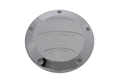 V-Twin Chrome Contour 5-Hole Derby Cover for Harley Davidson FXST (1999-2008) by V-Twin