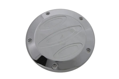 V-Twin Chrome Contour 5-Hole Derby Cover for Harley Davidson FXST (1999-2008) by V-Twin