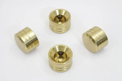 V-Twin Brass Cylinder Head Bolt Cover Set for Harley Davidson FXST (1984-1993) by V-Twin