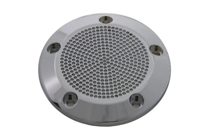 V-Twin Chrome 5-Hole Perforated Ignition System Cover for Harley Davidson FLT Models by V-Twin