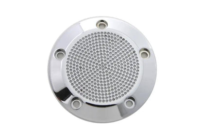 V-Twin Chrome 5-Hole Perforated Ignition System Cover for Harley Davidson FLT Models by V-Twin