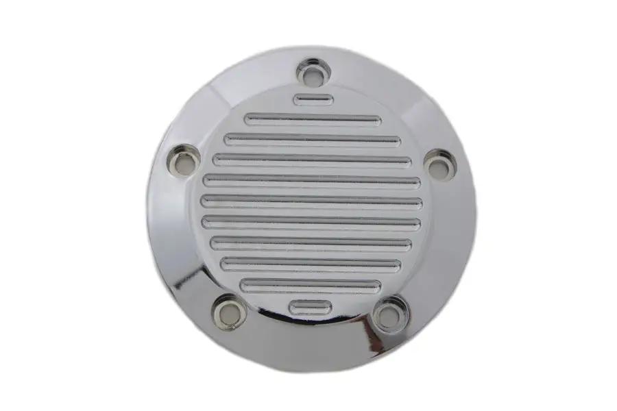 V-Twin Chrome 5-Hole Ball Milled Ignition System Cover for Harley Davidson FLT by V-Twin