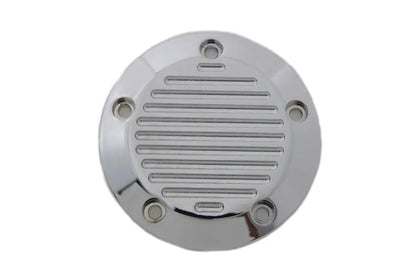 V-Twin Chrome 5-Hole Ball Milled Ignition System Cover for Harley Davidson FLT by V-Twin