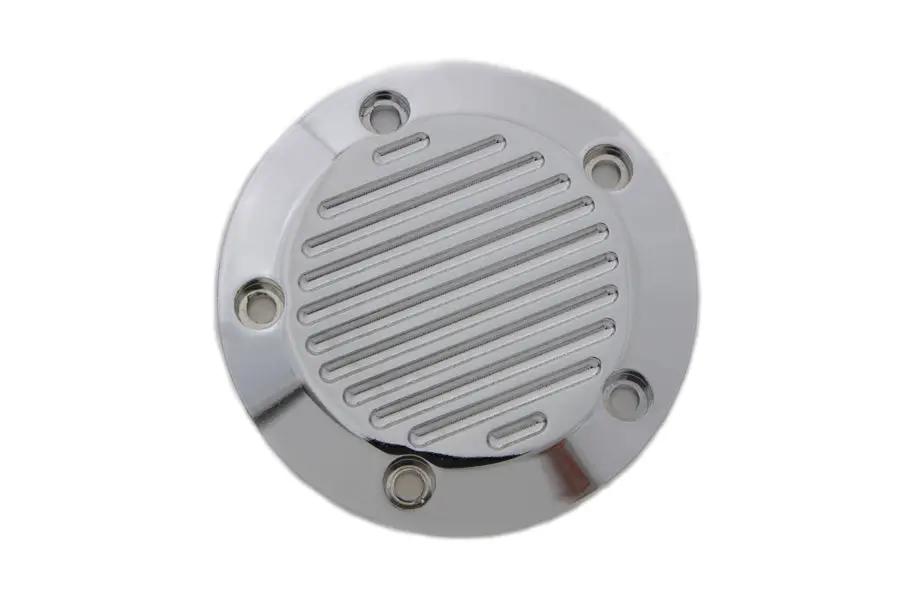 V-Twin Chrome 5-Hole Ball Milled Ignition System Cover for Harley Davidson FLT by V-Twin