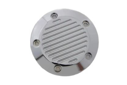 V-Twin Chrome 5-Hole Ball Milled Ignition System Cover for Harley Davidson FLT by V-Twin