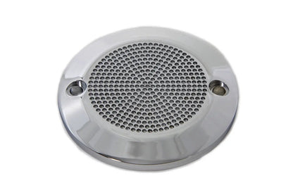 V-Twin Chrome 2-Hole Perforated Ignition System Cover for Harley Davidson FL Models by V-Twin