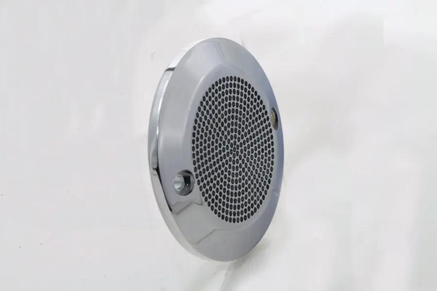 V-Twin Chrome 2-Hole Perforated Ignition System Cover for Harley Davidson FL Models by V-Twin