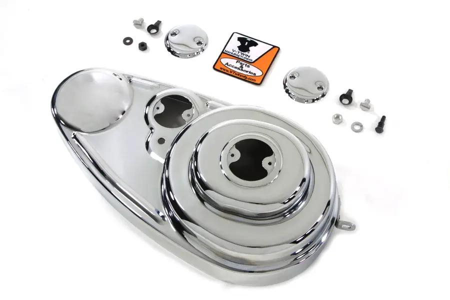 V-Twin Chrome 45 Inch Outer Primary Cover Kit for Harley Davidson G Series by V-Twin