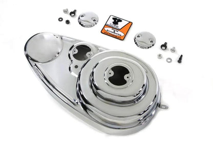 V-Twin Chrome 45 Inch Outer Primary Cover Kit for Harley Davidson G Series by V-Twin