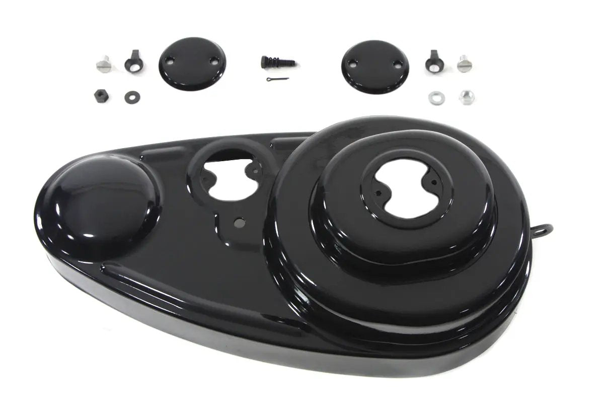 V-Twin Black 45 Inch Outer Primary Cover Kit for Harley Davidson G Series by V-Twin