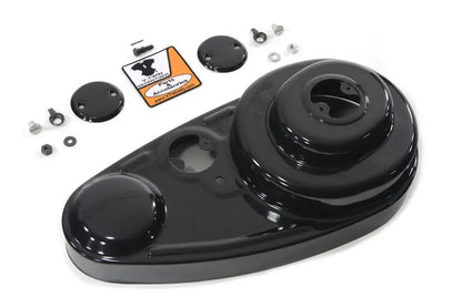 V-Twin Black 45 Inch Outer Primary Cover Kit for Harley Davidson G Series by V-Twin