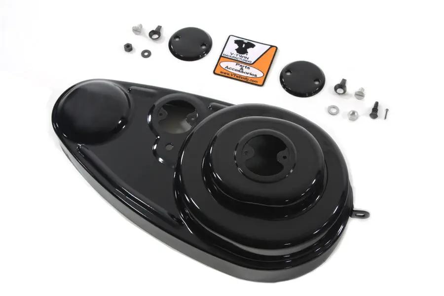 V-Twin Black 45 Inch Outer Primary Cover Kit for Harley Davidson G Series by V-Twin