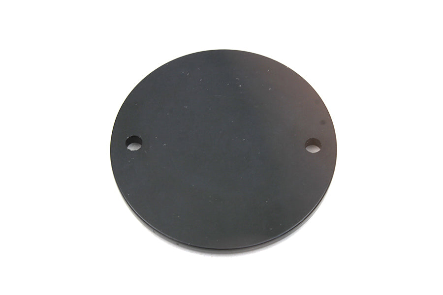 V-Twin Black 2-Hole Perforated Ignition System Cover for Harley Davidson FL Models