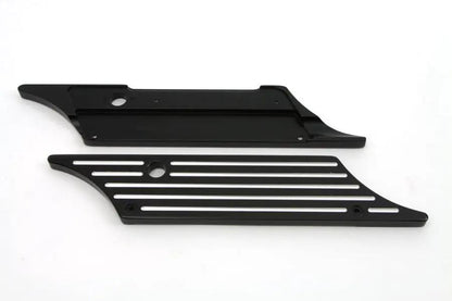 V-Twin Wyatt Gatling Saddlebag Face Plate with Black Finish for Harley Davidson FLT Models by V-Twin