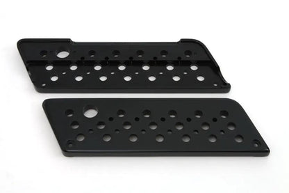 V-Twin Wyatt Gatling Saddlebag Face Plate with Black Finish for Harley Davidson FLT (1993-2002) by V-Twin