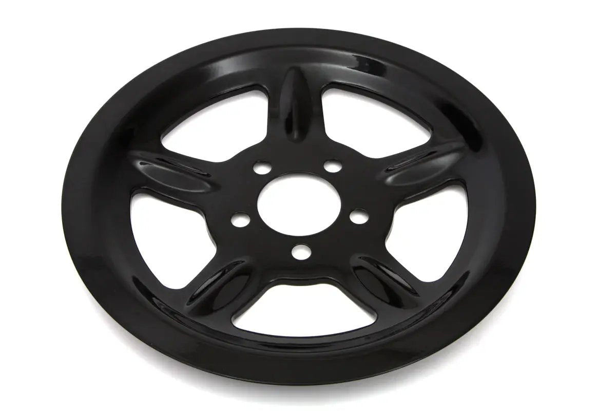 V-Twin Black Rear Pulley Cover 68 Tooth for Harley Davidson XL (2004-2013) by V-Twin