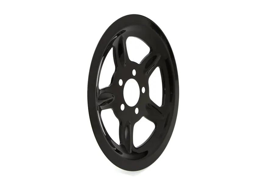 V-Twin Black Rear Pulley Cover 68 Tooth for Harley Davidson XL (2004-2013) by V-Twin