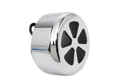 V-Twin Spoke Style Round Horn Cover Chrome for Harley Davidson FLT Models 1993-2002 by V-Twin